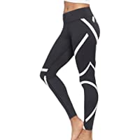 Damark Pantalones deportivas Mujer Pantalones Yoga Leggins Largos Deportivos Empalme Leggings para Running- Yoga y…